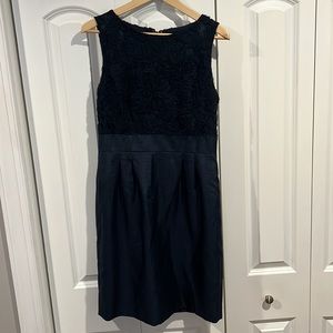TAHARI ASL Navy Sheath Dress